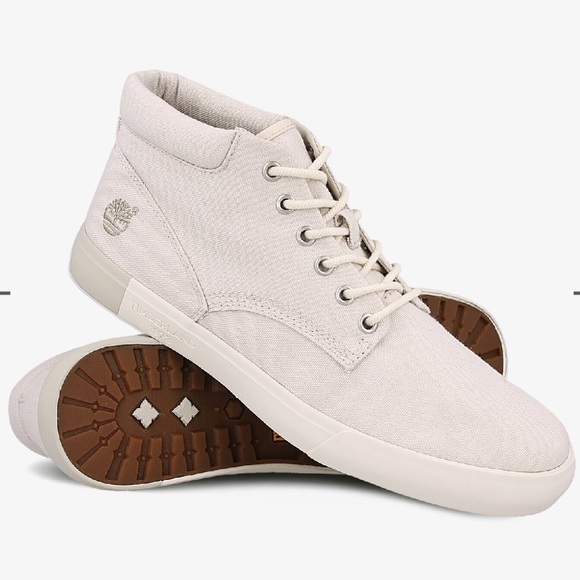 Timberland Olive White Boots 10 - Picture 3 of 12